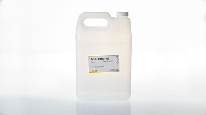 Bottle for 50 percent Ethanol 1 each